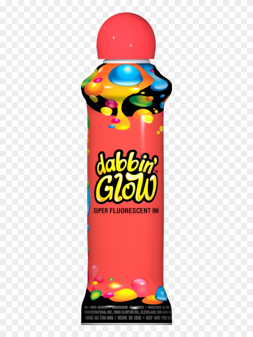 Red Dabbin' Glow Ink - Snack Clipart