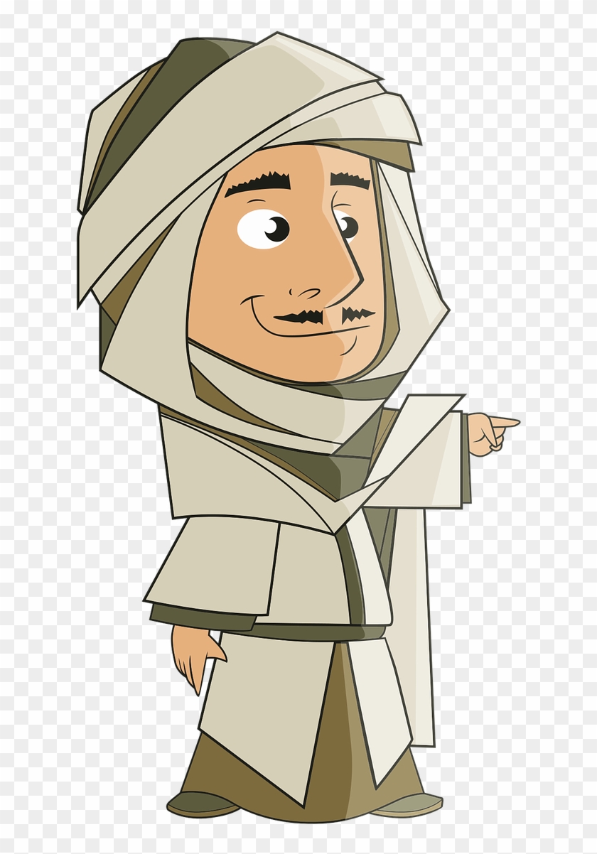 Arab Clipart Turban Boy - Clip Art Arab Png Transparent Png