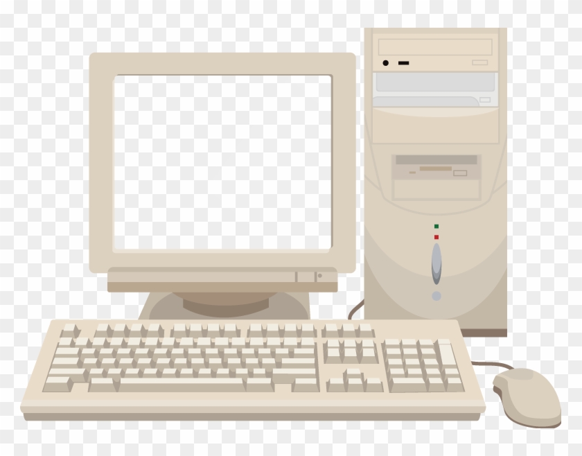 Vaporwave Clipart Computer Png - Personal Computer Transparent Png