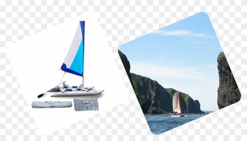 Sailboats The Inflatable Sail Catamaran Found At Boatstogo - Sail Clipart #969064
