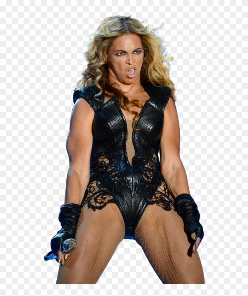 Unflattering Beyonce - Image - Beyonce Super Bowl Png Clipart