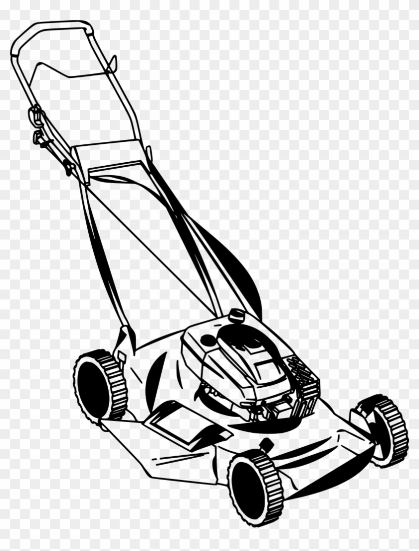 Download Png - Lawn Mower Svg Clipart #969387