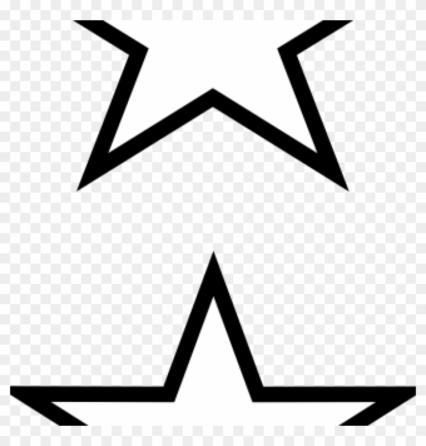 White Star Clipart Stars Clip Art At Clker Vector Online - Star Outline Vector Png Transparent Png #969460