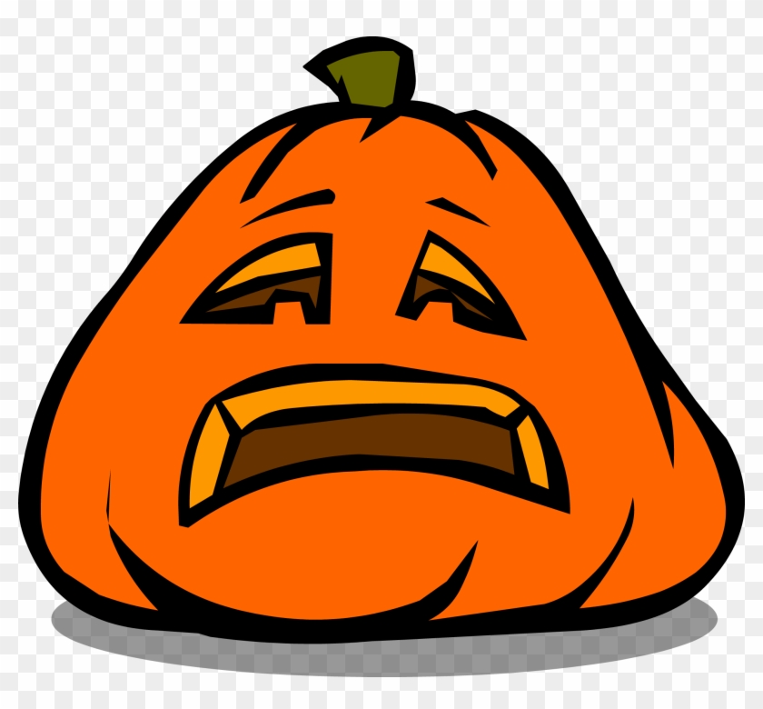 Pumpkin Clipart Jack O Lantern Sprite - Sad Jack O Lantern Clipart - Png Download