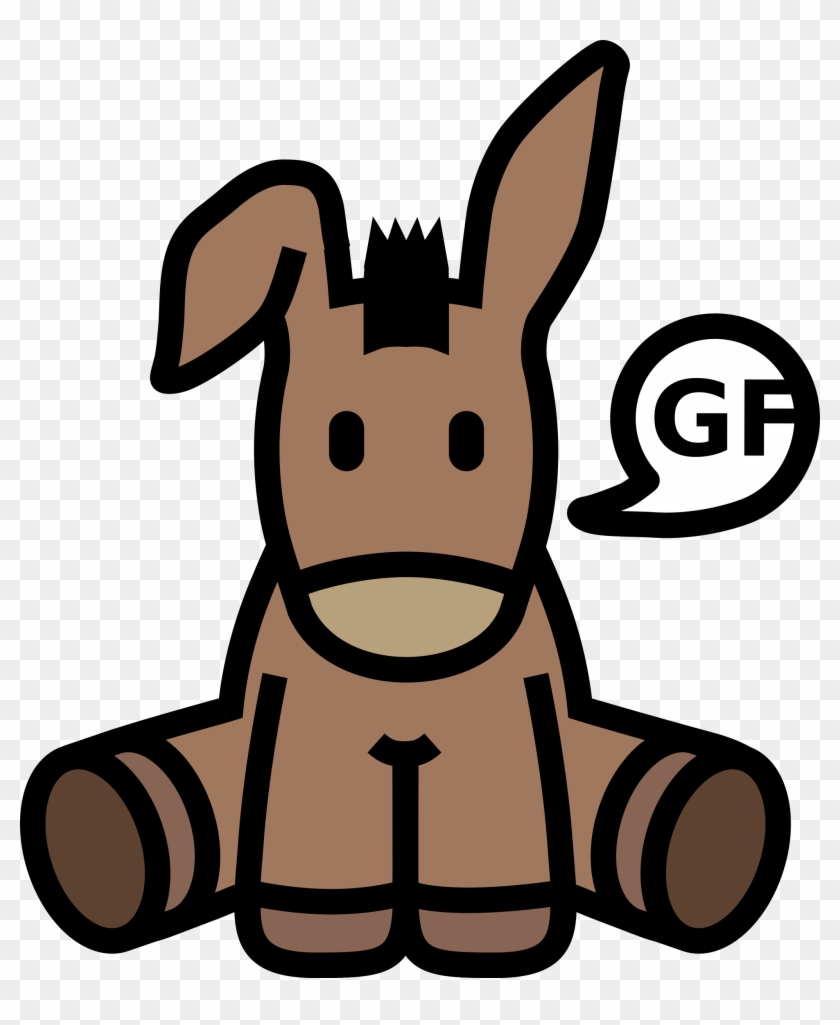 This Free Icons Png Design Of Iconified Donkey Clipart