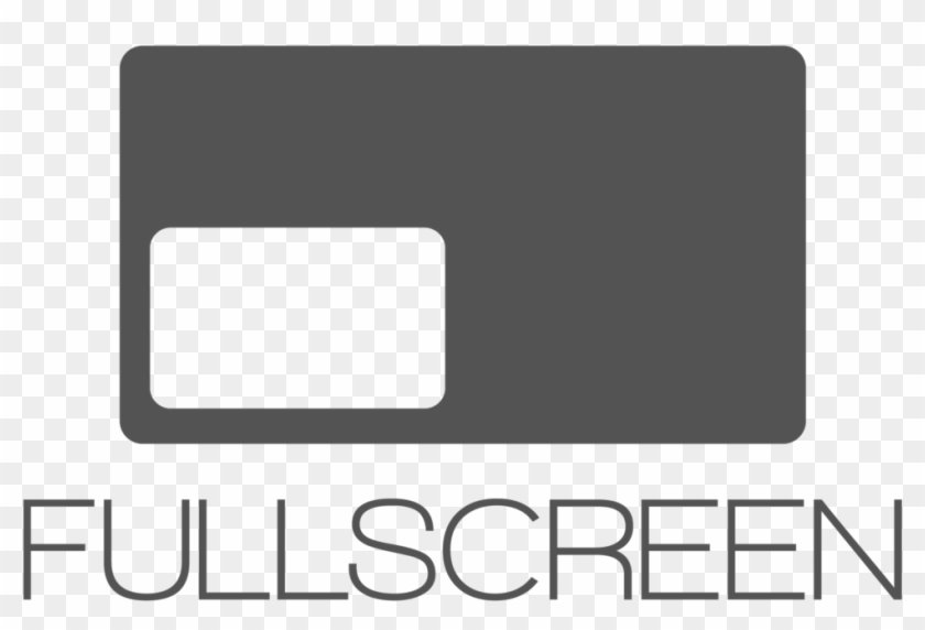 Fullscreen Black Square Logo 01 - Full Screen Clipart #970136