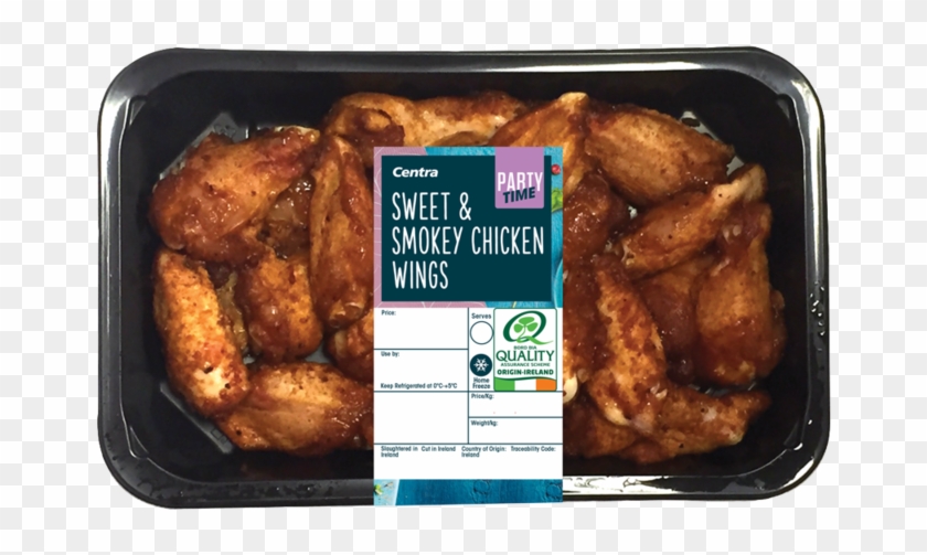 Centra Sweet & Smokey Chicken Wings Party Food - Karaage Clipart #970382