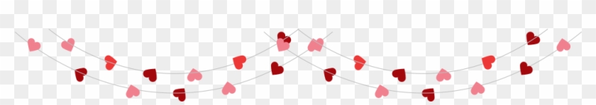 This Is A Sticker Of A String Of Hearts - String Of Hearts Png Clipart