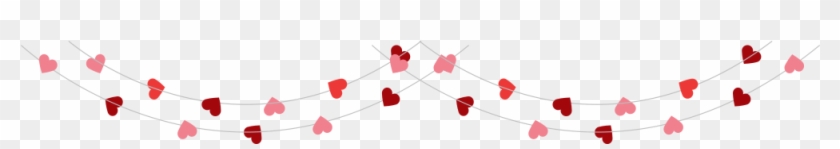 This Is A Sticker Of A String Of Hearts - String Of Hearts Png Clipart #970652