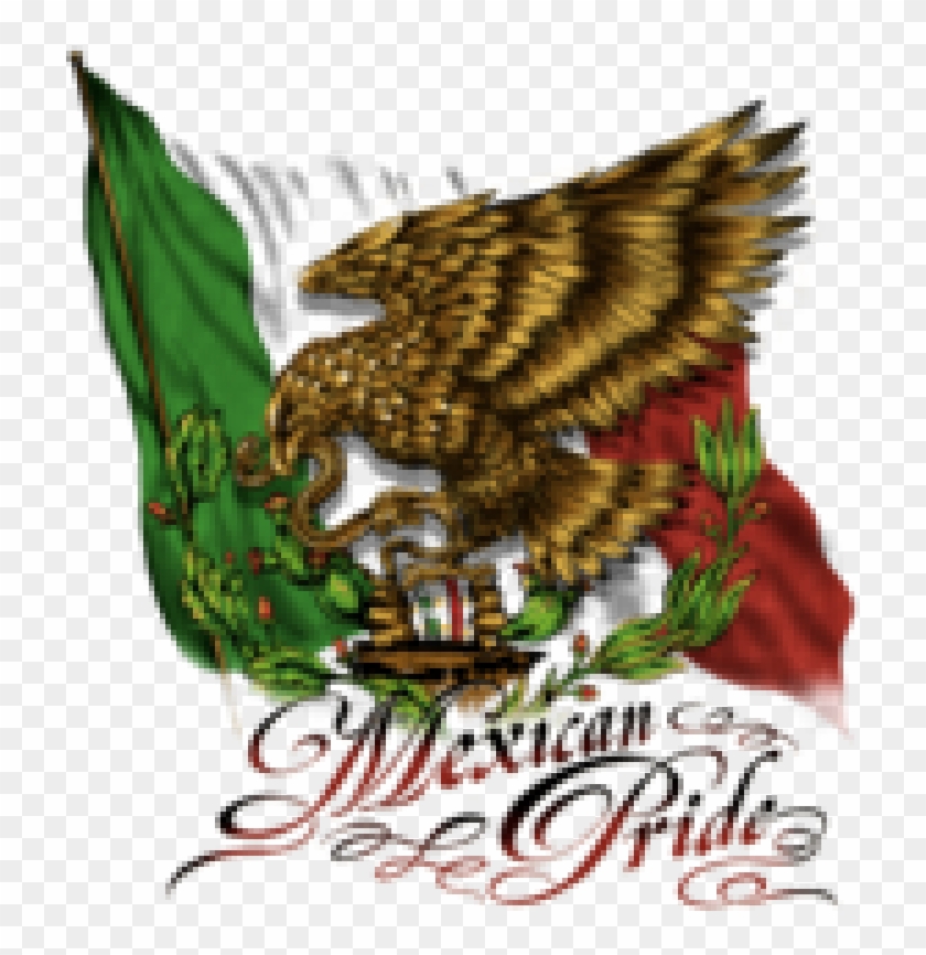Mexican Flag Eagle - Cool Eagle Mexico Flag Clipart