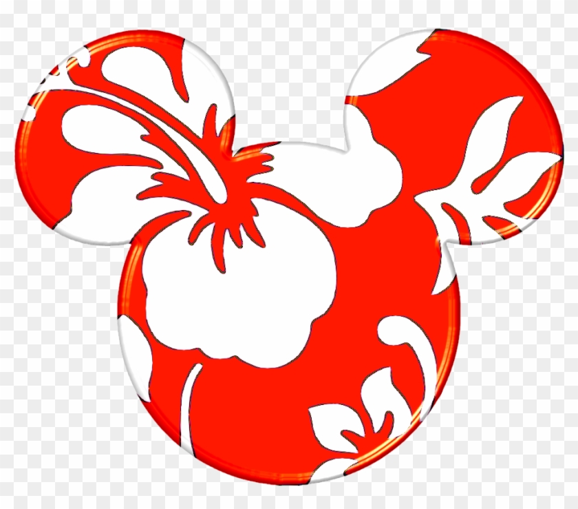 Disney Mickey Ears - Hawaiian Mickey Head Clipart #970987