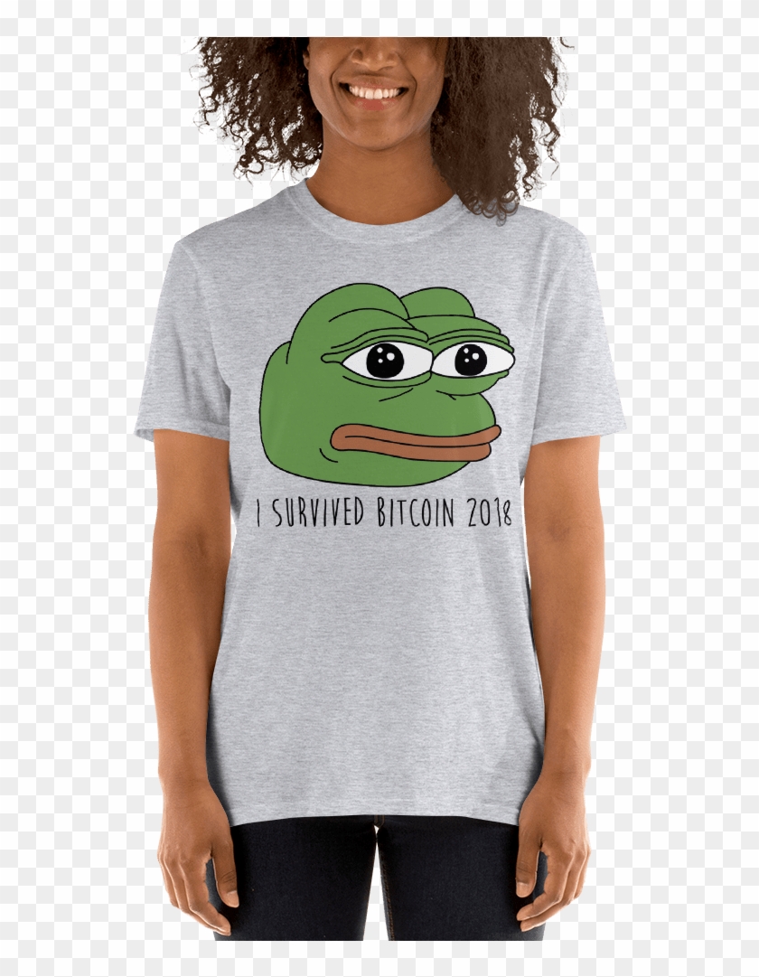Feelsbadman Bitcoin 2018 Bear Market Short Sleeve Unisex - T-shirt Clipart