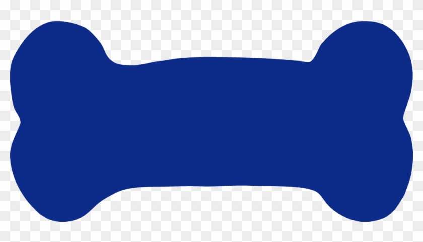 Blue Dog Bone Clipart - Png Download