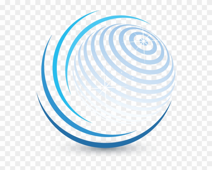 Circle Png Transparent - 3d Globe Logo Design Clipart #971842