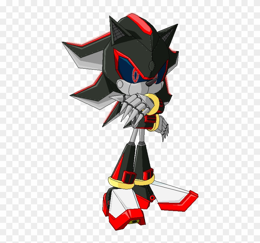 Sonic Near Me >> Mecha Shadow - Sonic The Hedgehog Metal Shadow Clipart