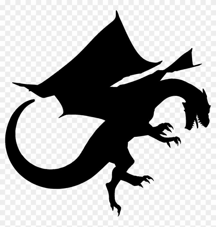 This Free Icons Png Design Of Yellow Dragon Silhouette Clipart #972207