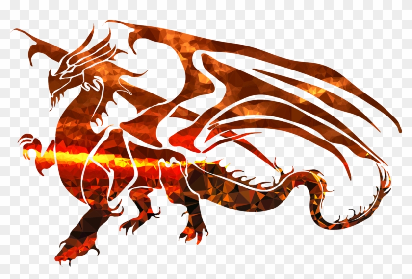 Clip Transparent Chinese Computer Icons Decal Japanese - Clipart Silhouette Dragon - Png Download