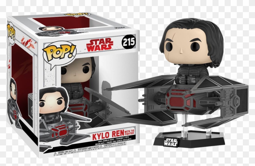 Pop Vinyl Bobble Kylo Ren With Tie Fighter - Star Wars Kylo Ren Tie Fighter Clipart #972346