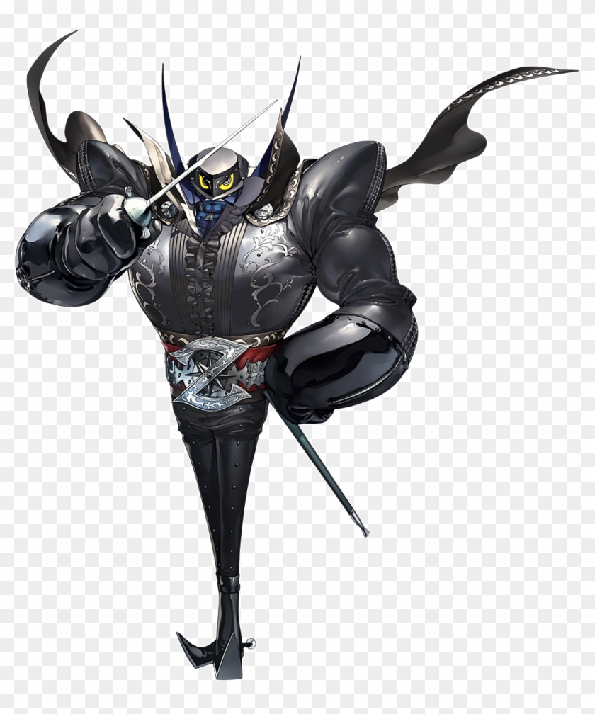 Zorro Persona - Persona 5 Morgana Persona Clipart