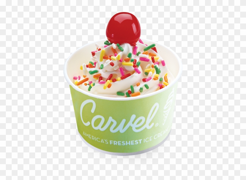 Carvel Vanilla Ice Cream With Sprinkles Clipart