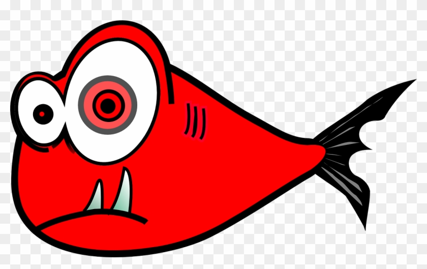 Are Fish Getting High On Cocaine - Clip Art Red Fish - Png Download #972859