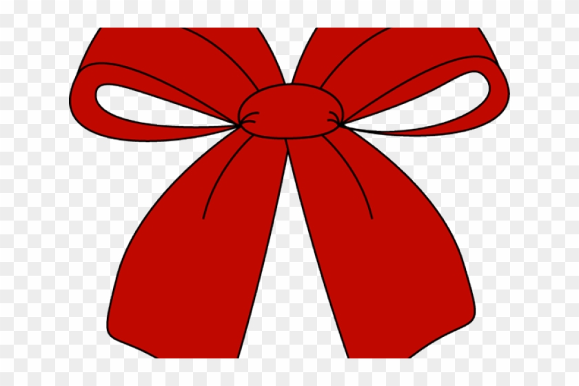 Christmas Ribbon Clipart Feast - Red Christmas Bows Clip Art - Png Download