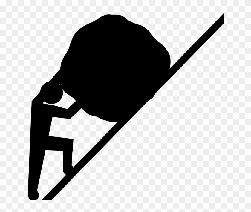 Boulder Clipart Key - Never Give Up Clipart - Png Download