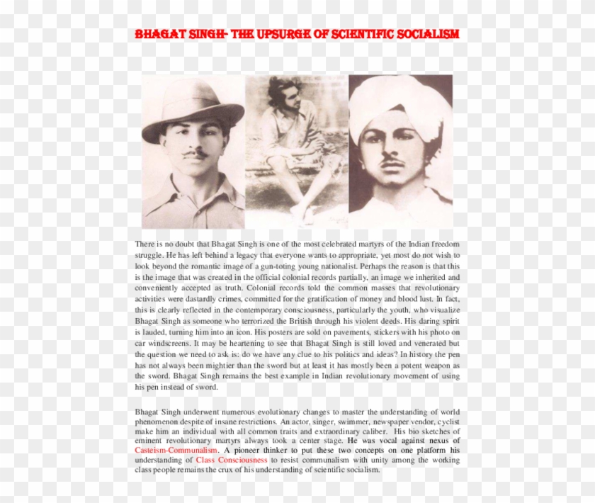 Pdf - Bhagat Singh Original Clipart #973613