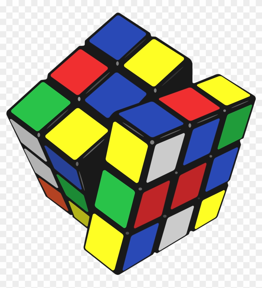 Cube Png Pic - Rubik's Cube Png Transparent Clipart #974284