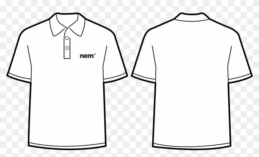 Polo Shirt Black - Polo Shirt Template Png Clipart #974330