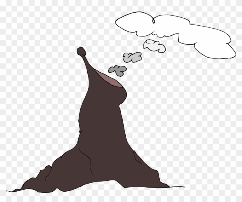Dog Volcano Diagram Sea Lion Mammal - Cartoon Clipart