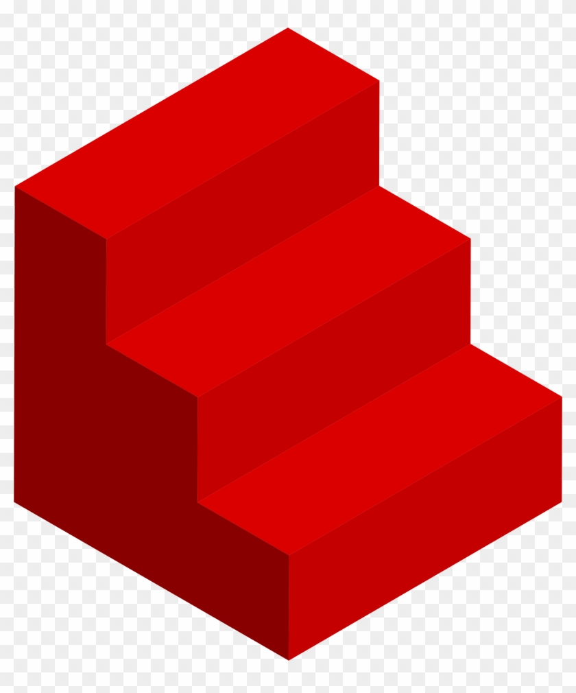 Big Image - Isometric Stair Png Clipart