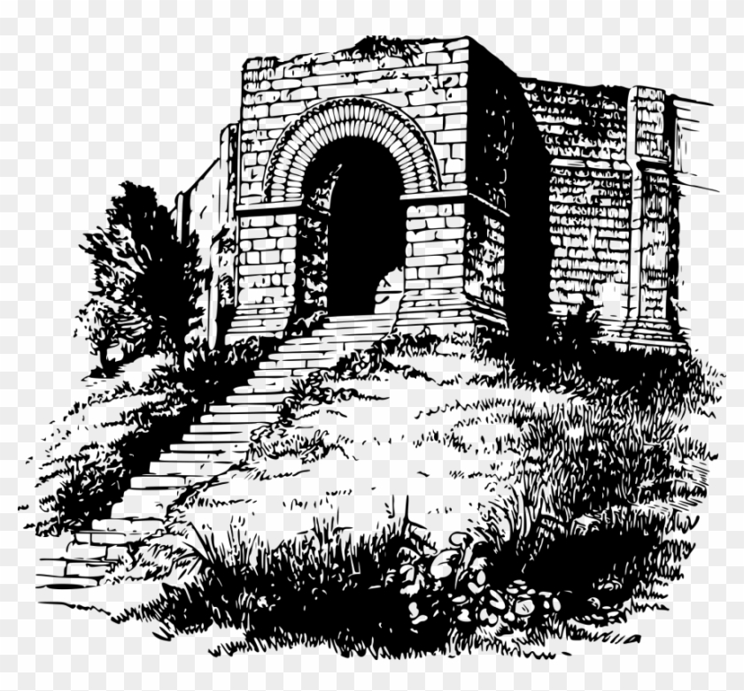 Stairs Clipart Castle - Clip Art - Png Download