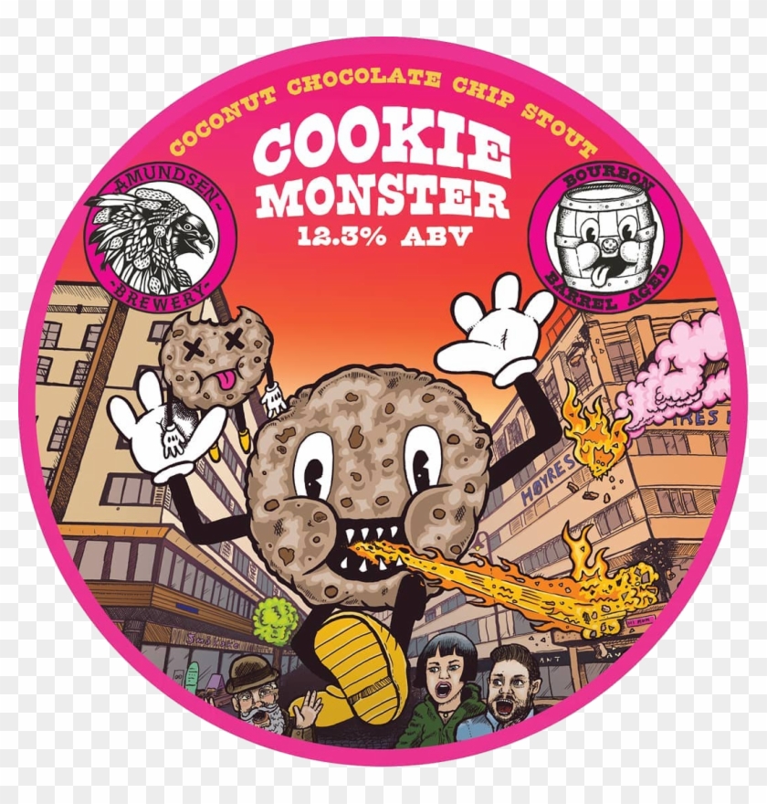 Norveška Craft Pivovara Amundsen Brewery Je Započela - Amundsen Cookie Monster Clipart