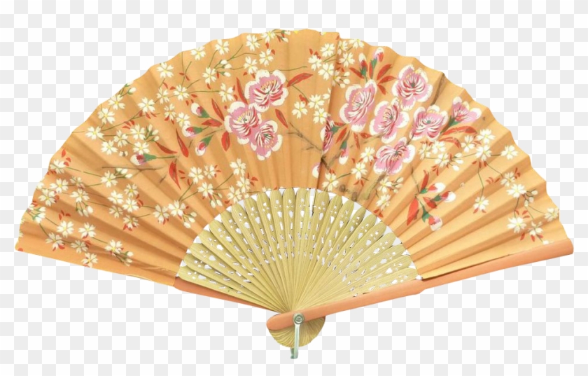 Orange Souvenir Of Big Spring, Texas Hand Fan - Decorative Fan Clipart #975211