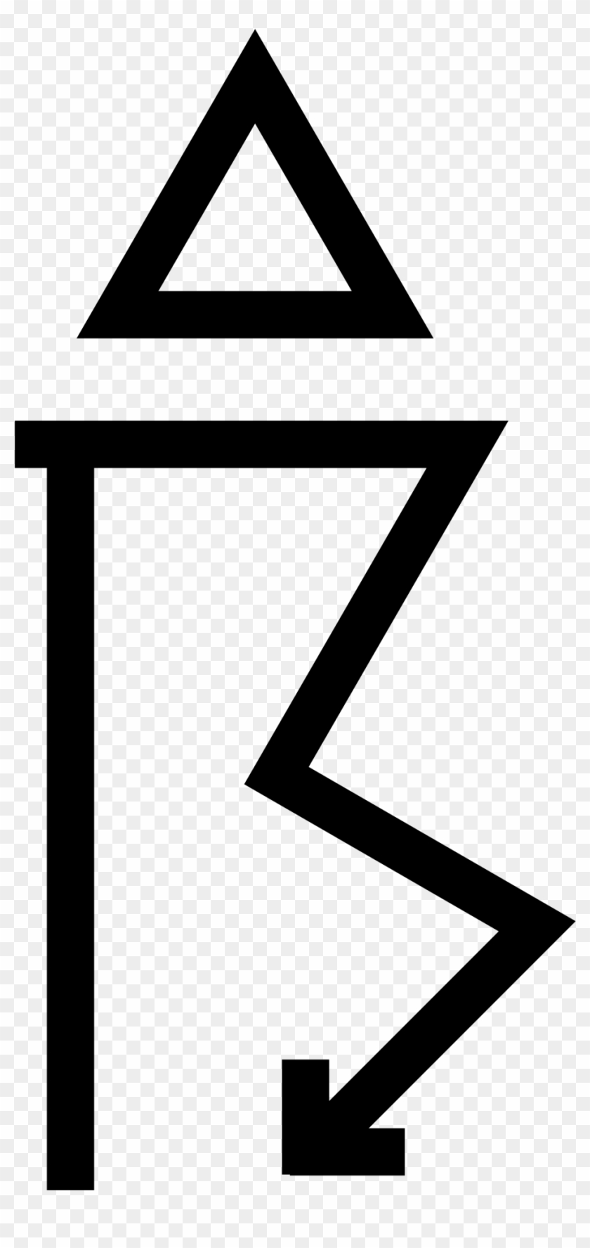 Open - Thunder Symbol Clipart