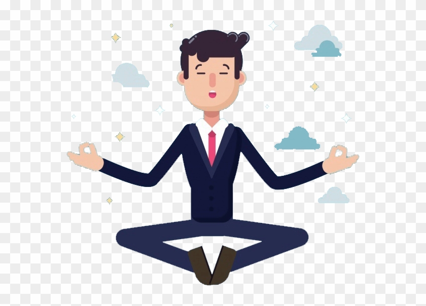 Clipart Royalty Free Download How I Cure Insomnia In - Meditacion En El Trabajo - Png Download