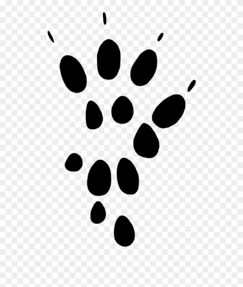 Paw Prints Png - House Mouse Paw Print Clipart