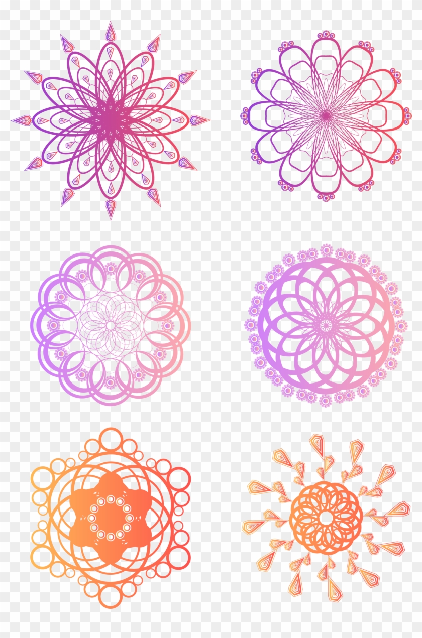 Original Colorful Gradient Coral Red Png And Vector - Circle Clipart #976655