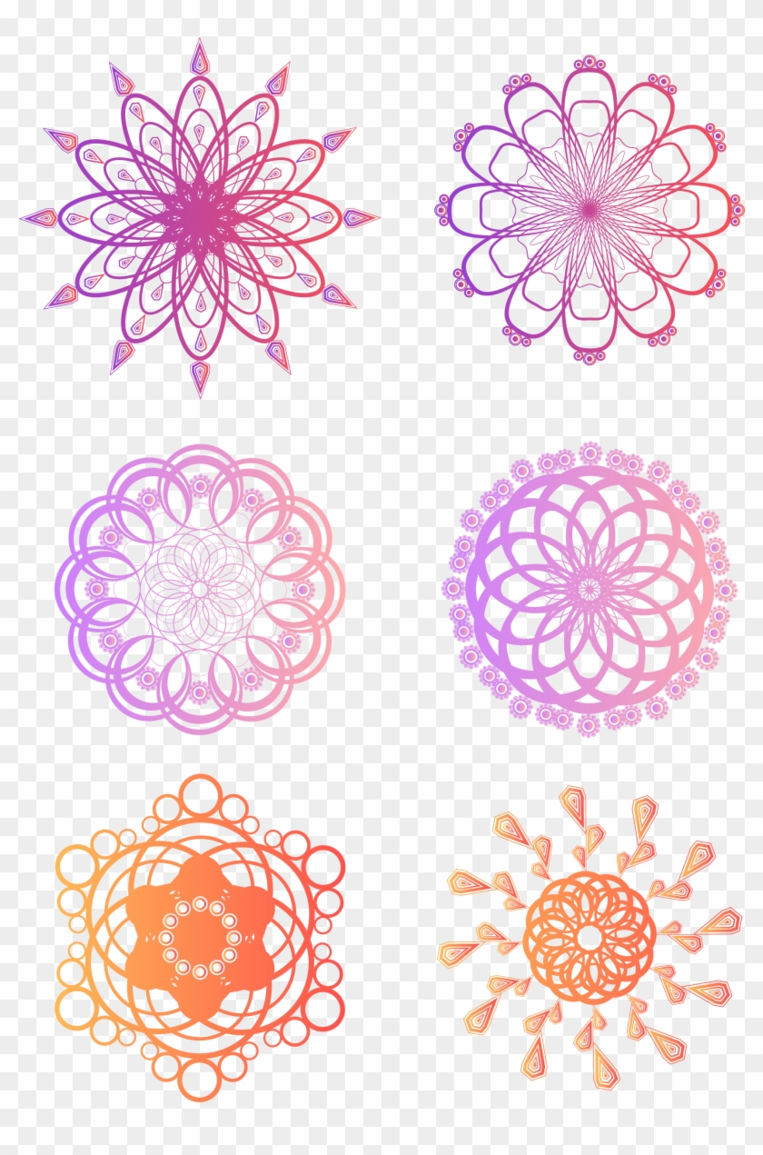 Original Colorful Gradient Coral Red Png And Vector - Circle Clipart #976655