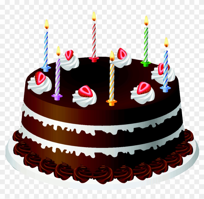 Cake Png Transparent Transparent Background - Happy Birthday Cake Png Clipart #976815