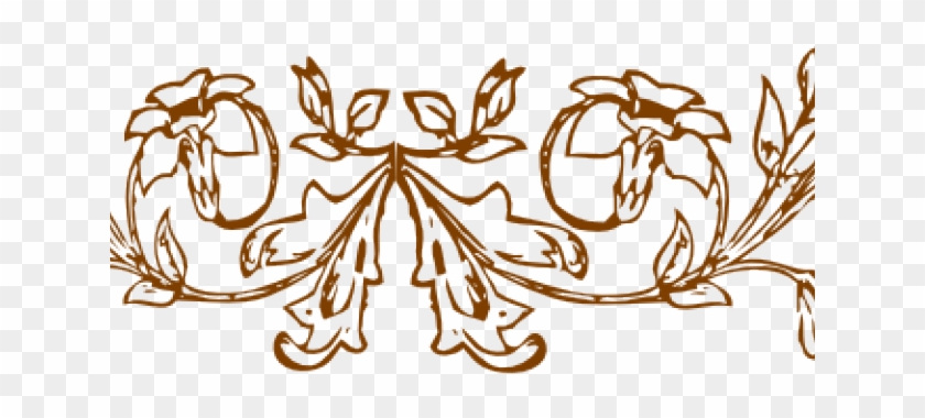 Original - Gold Flower Design Png Clipart