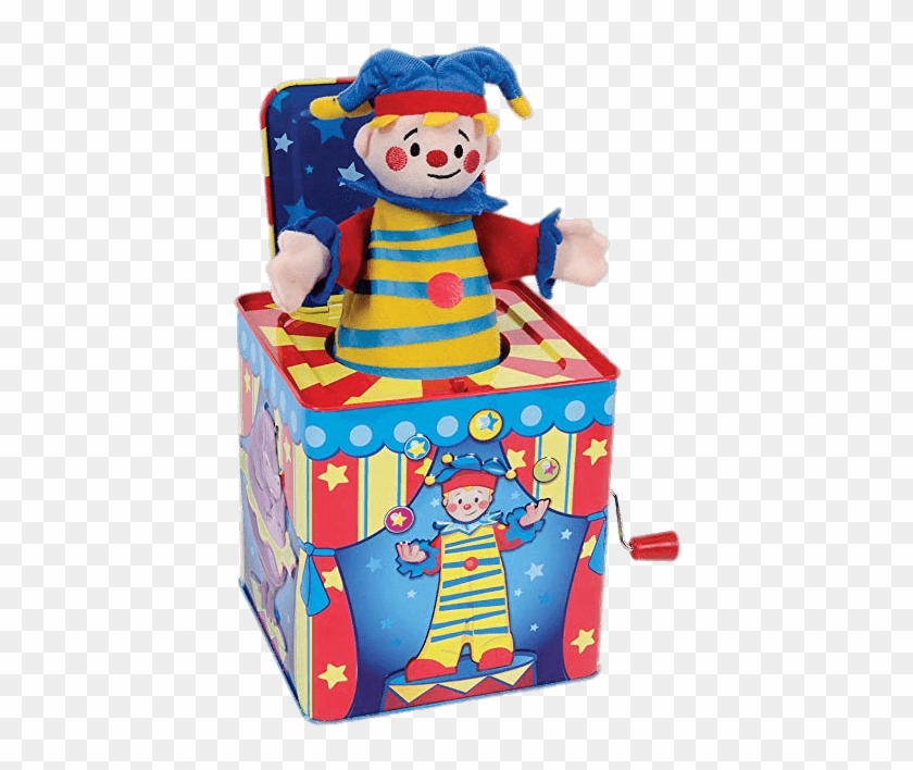Circus Clown Jack In The Box - Silly Circus Jack In The Box Clipart #977392