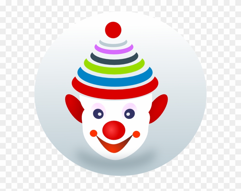 Clown Svg Clip Arts 600 X 588 Px - Png Download