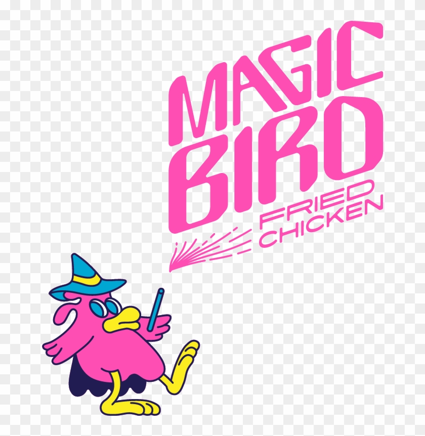 Magic Bird Fried Chicken - Cartoon Clipart