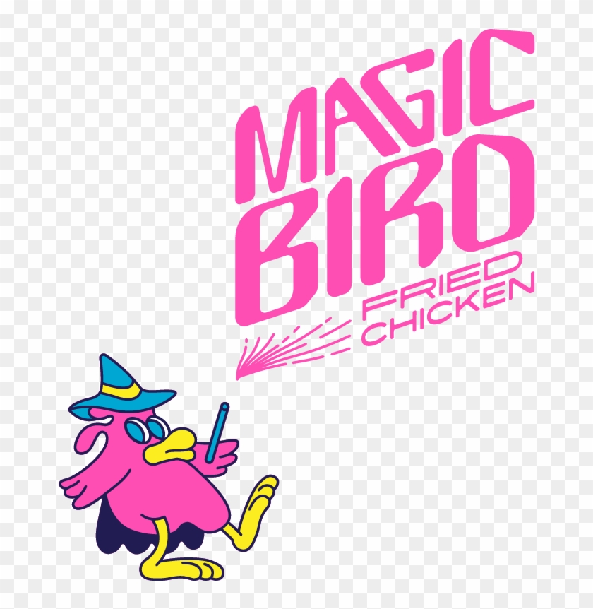 Magic Bird Fried Chicken - Cartoon Clipart #977461