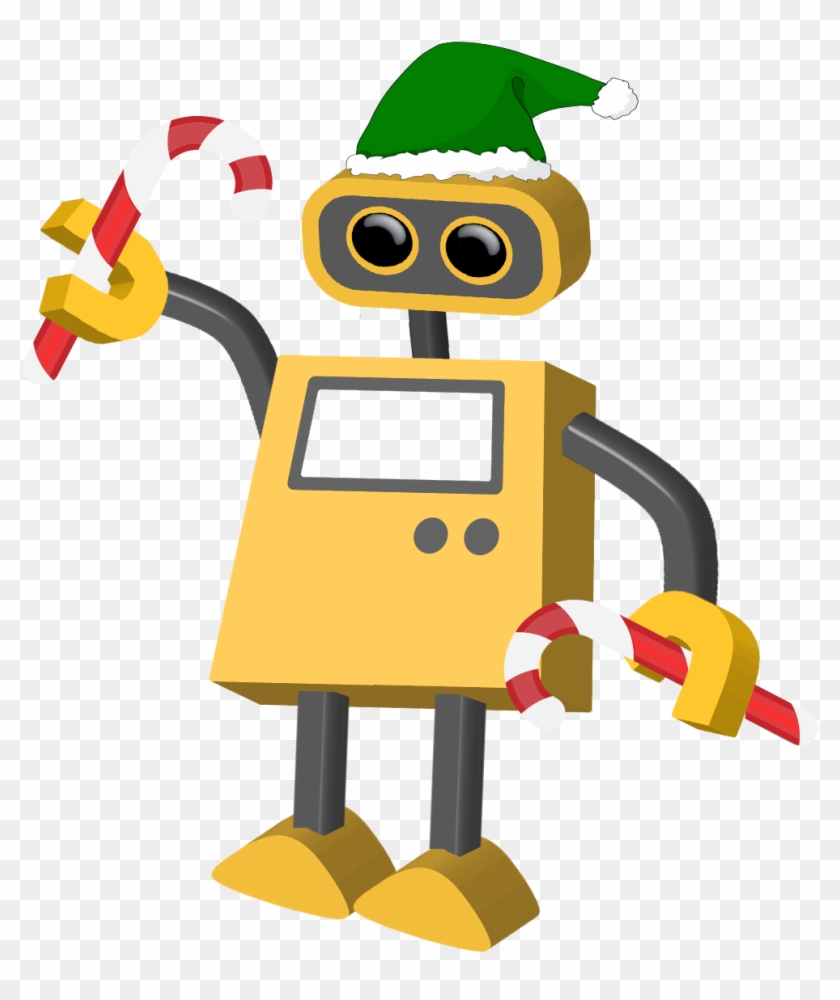 Holiday Elf - Robot Elf Clipart