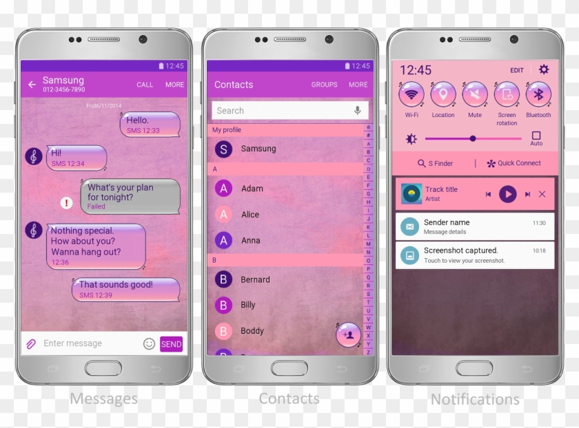 It Features A Beautifully Designed Treble Clef, A Combination - Iphone Clipart #977468