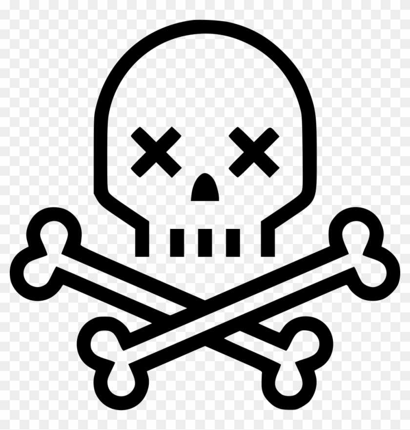 Skull Crossbones Skeleton Death Comments - Skull And Crossbones Transparent Clipart #977670