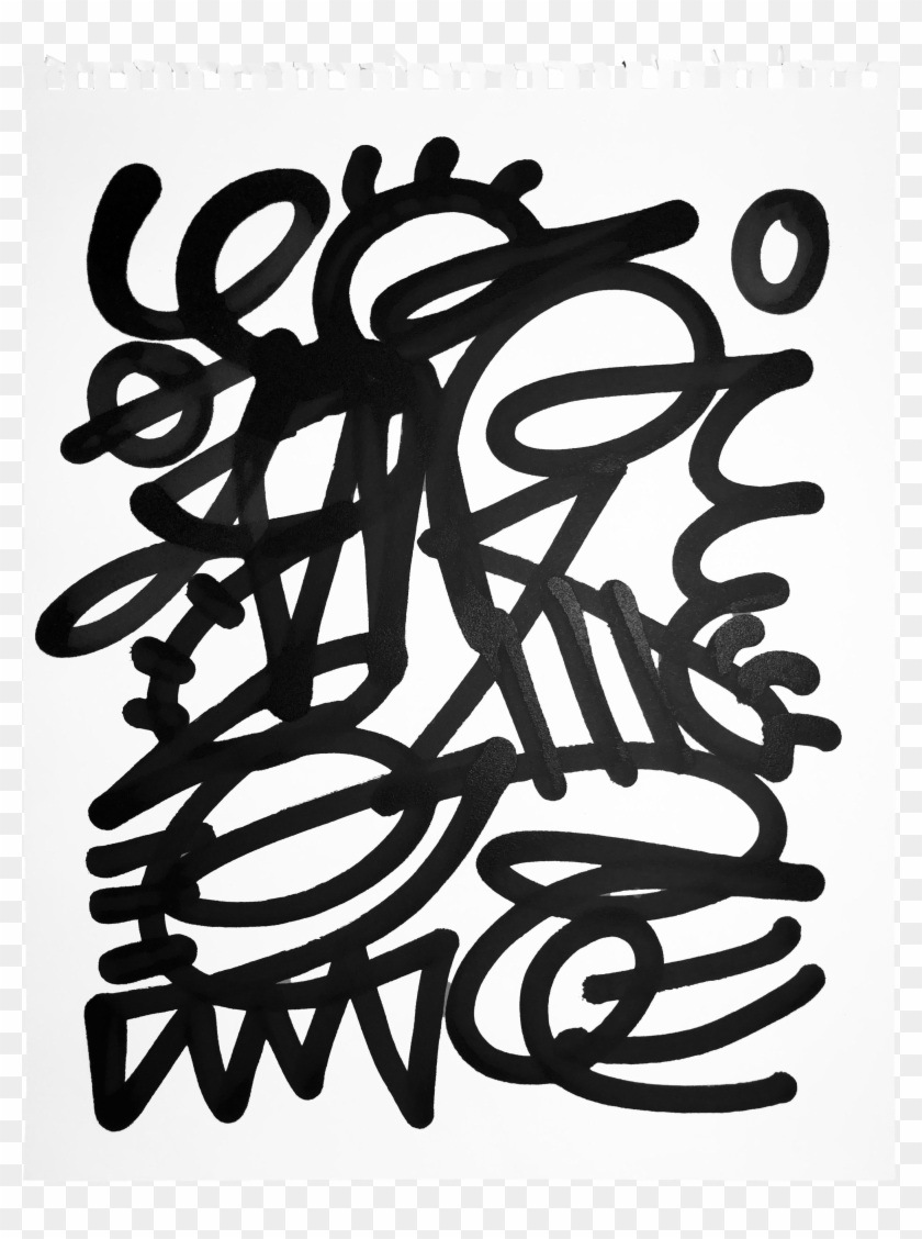 Vector Free Stock Alic Daniel Black Entangled On Paper - Calligraphy Clipart #977675